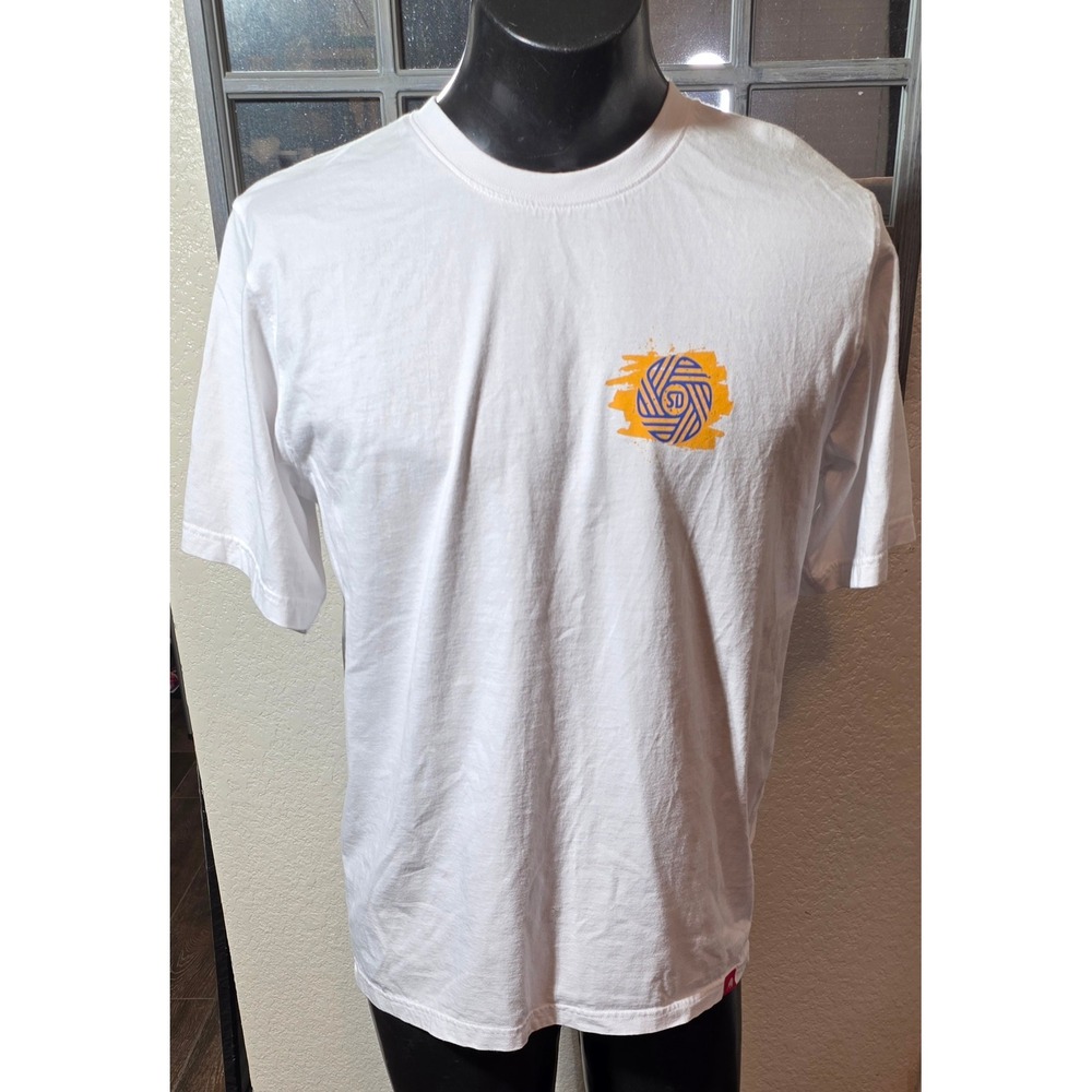 Sportiqe San Diego FC Graphic T-Shirt White Mens Medium Soccer SDFC